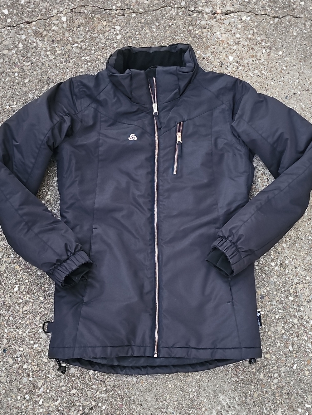 Chute Insulated Women's Black Winter Jacket 8 Ski Coat
